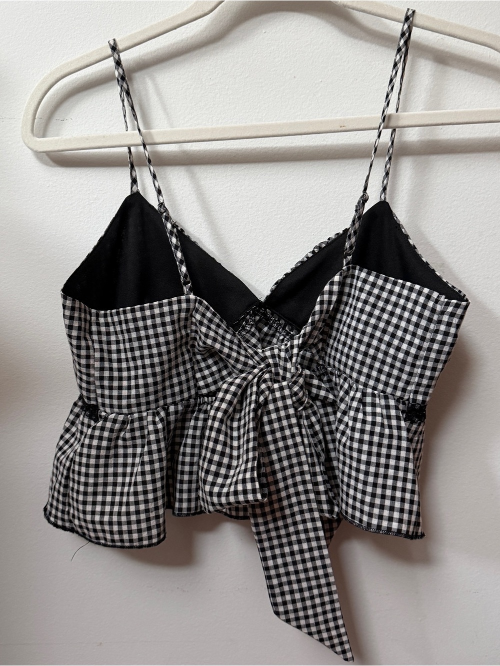 L.A. Hearts gingham babydoll tank top - Picture 3 of 4